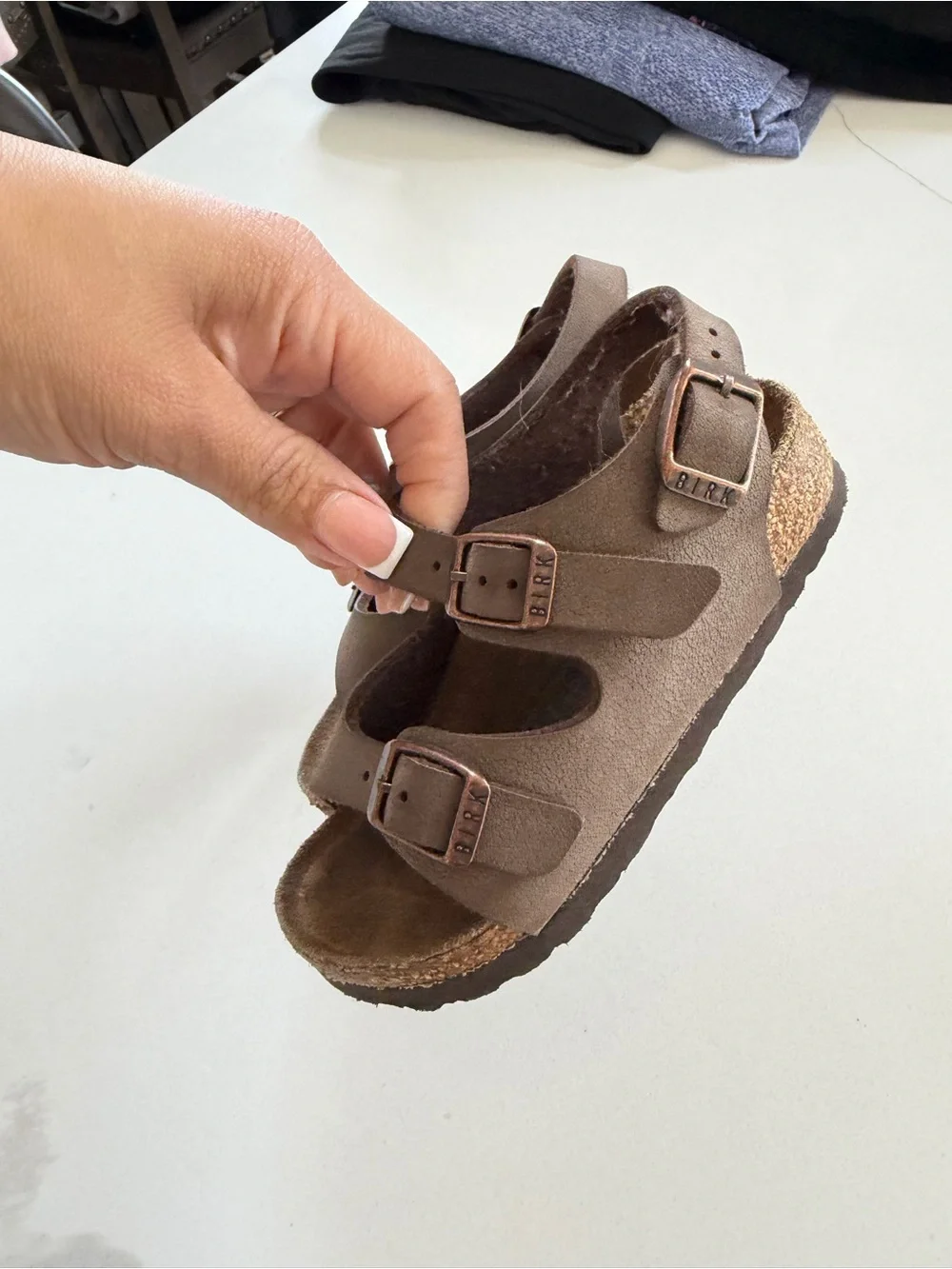 Birkenstock Kids Sandals – Size EU 29 / US Kids 11 – Taupe